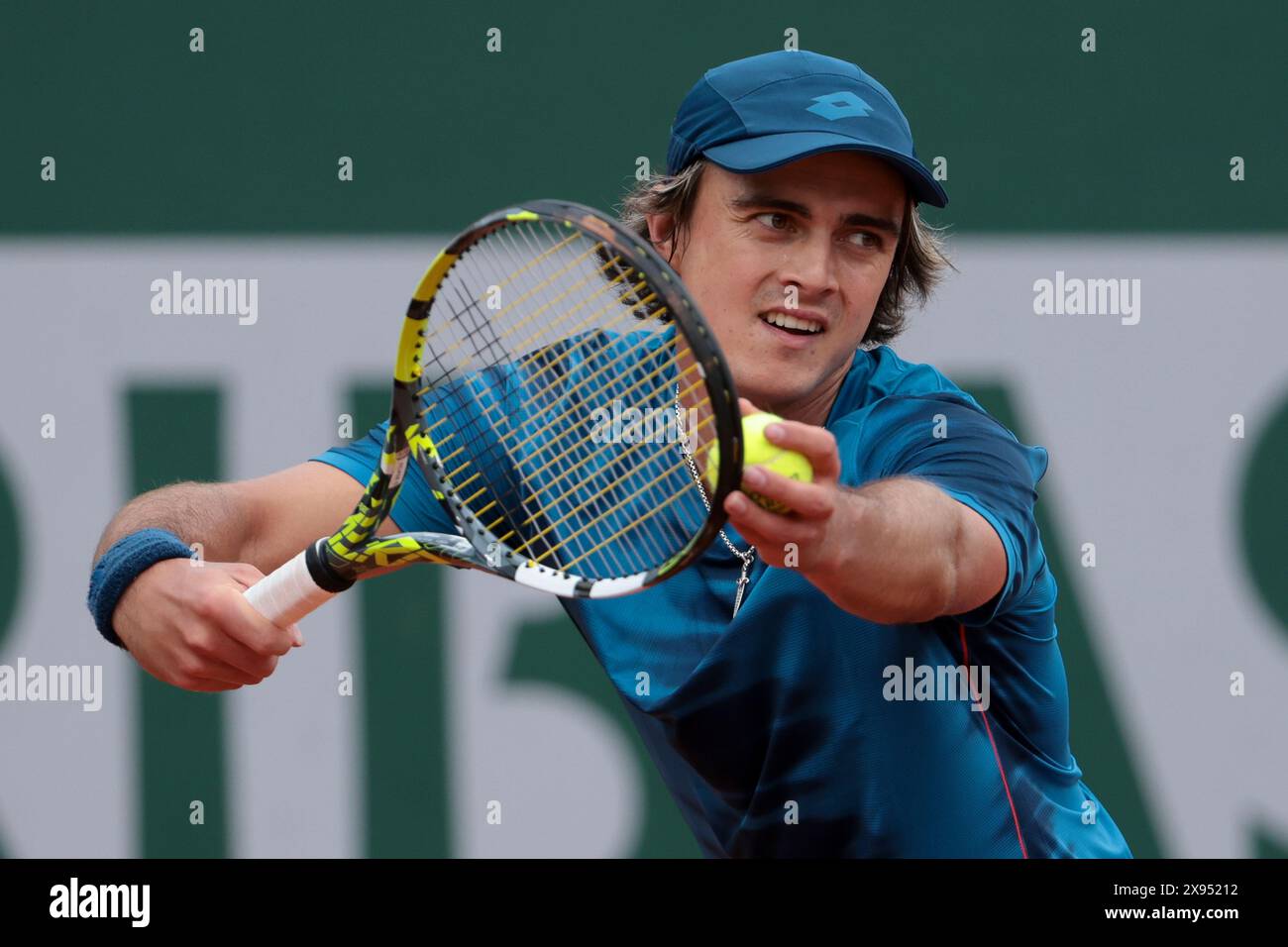 Paris, France. 28th May, 2024. Adam Walton of Australia during day 3 of 2024 French Open, Roland-Garros 2024, Grand Slam tennis tournament on May 28, 2024 at Roland-Garros stadium in Paris, France - Photo Jean Catuffe/DPPI Credit: DPPI Media/Alamy Live News Stock Photo