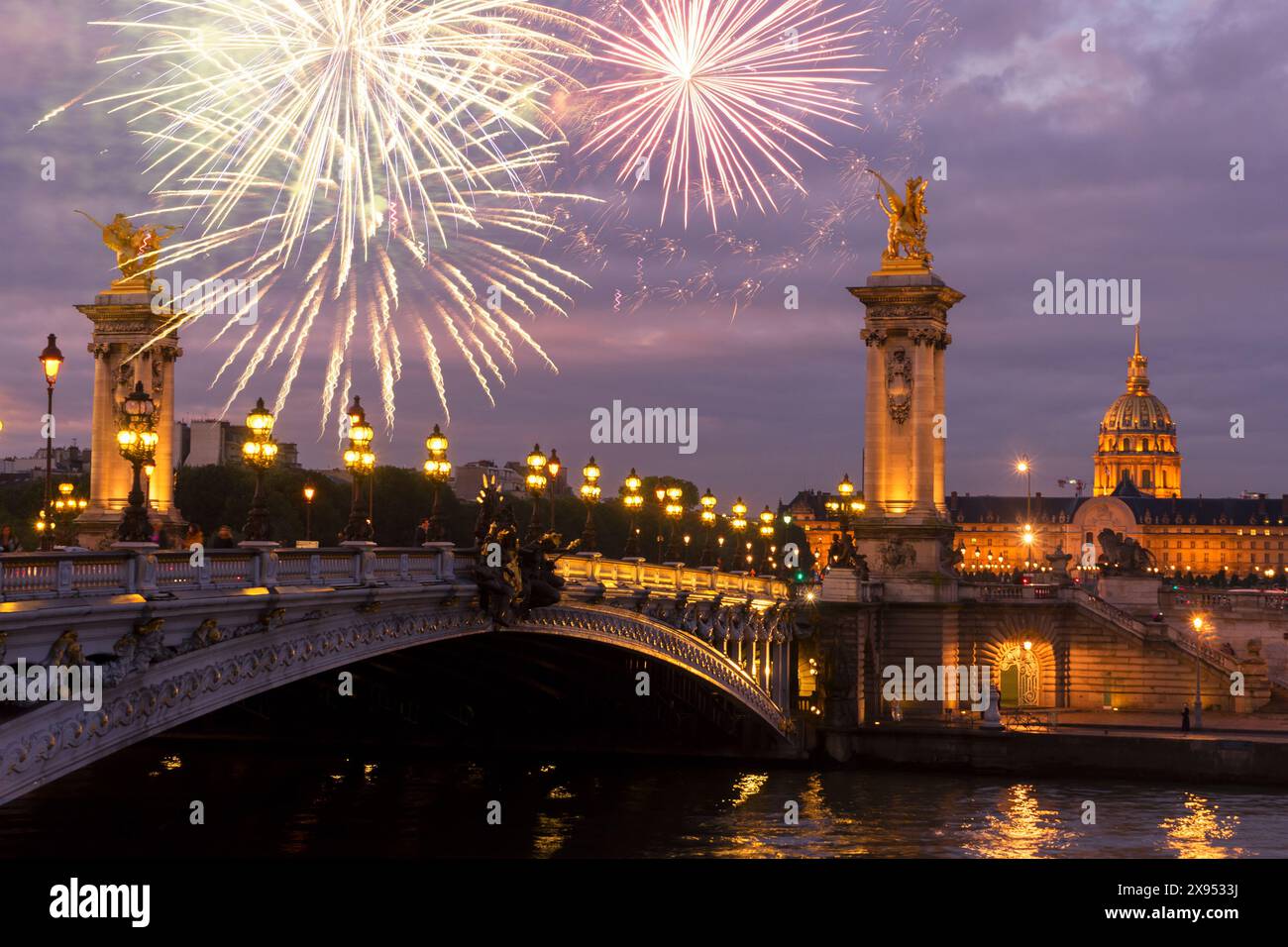 Bridge of Alexandre III, Paris, France Stock Photo - Alamy