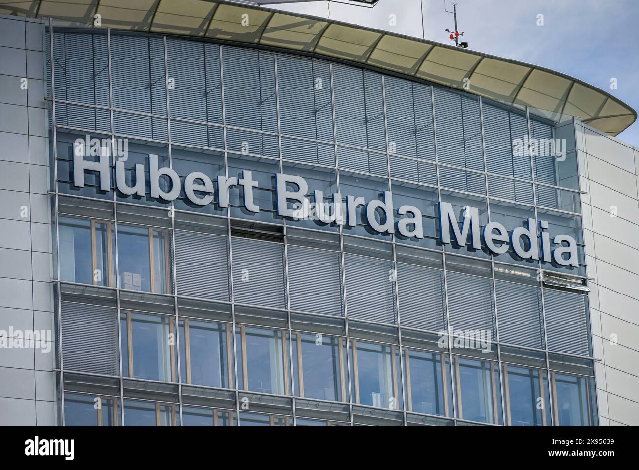 Hubert Burda Media Tower, Offenburg, Baden-Württemberg, Germany, Hubert Burda Media Tower, Offenburg, Baden-Württemberg, Deutschland Stock Photo