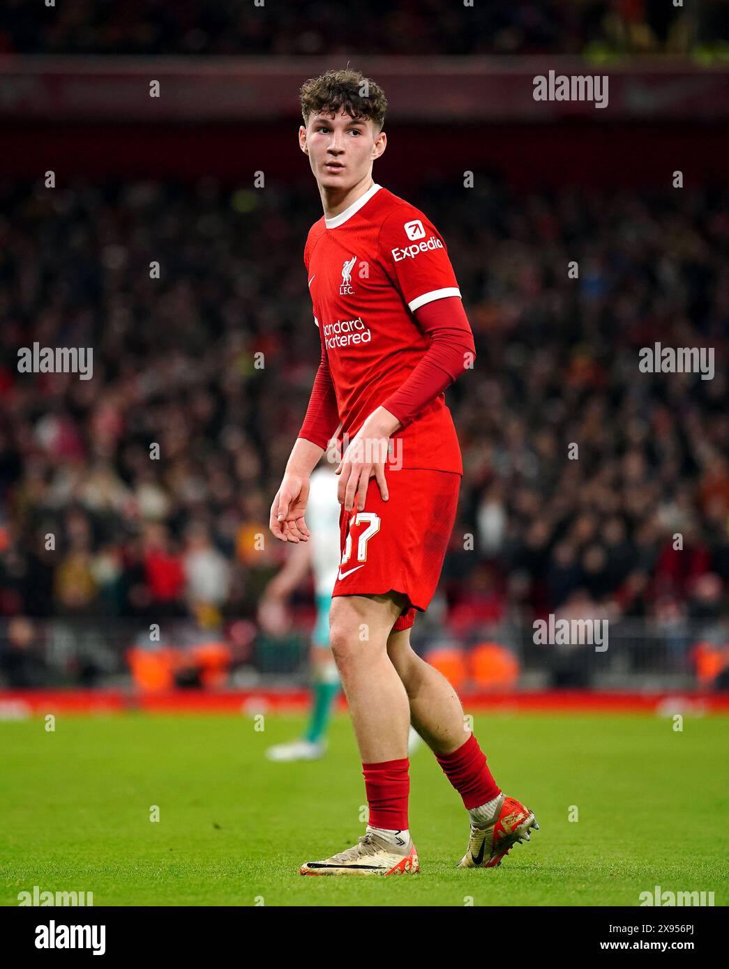 File photo dated 28-02-2024 of Liverpool's Lewis Koumas who has received his first senior Wales call for next week's friendlies against Gibraltar and Slovakia. Issue date: Wednesday May 29, 2024. Stock Photo