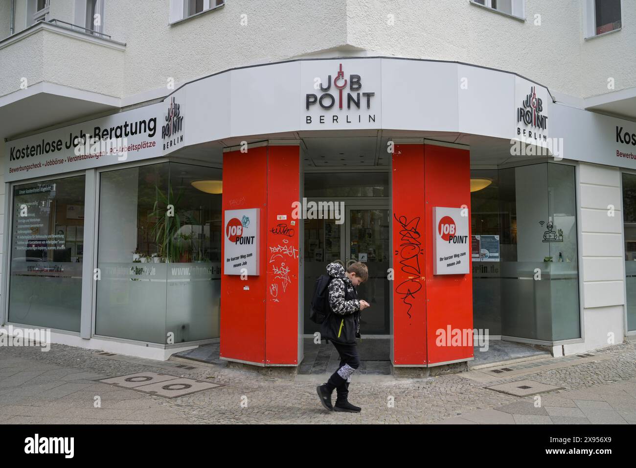 Job Point, Alt-Moabit, Moabit, Mitte, Berlin, Germany, Job Point, Alt-Moabit, Moabit, Mitte, Berlin, Deutschland Stock Photo