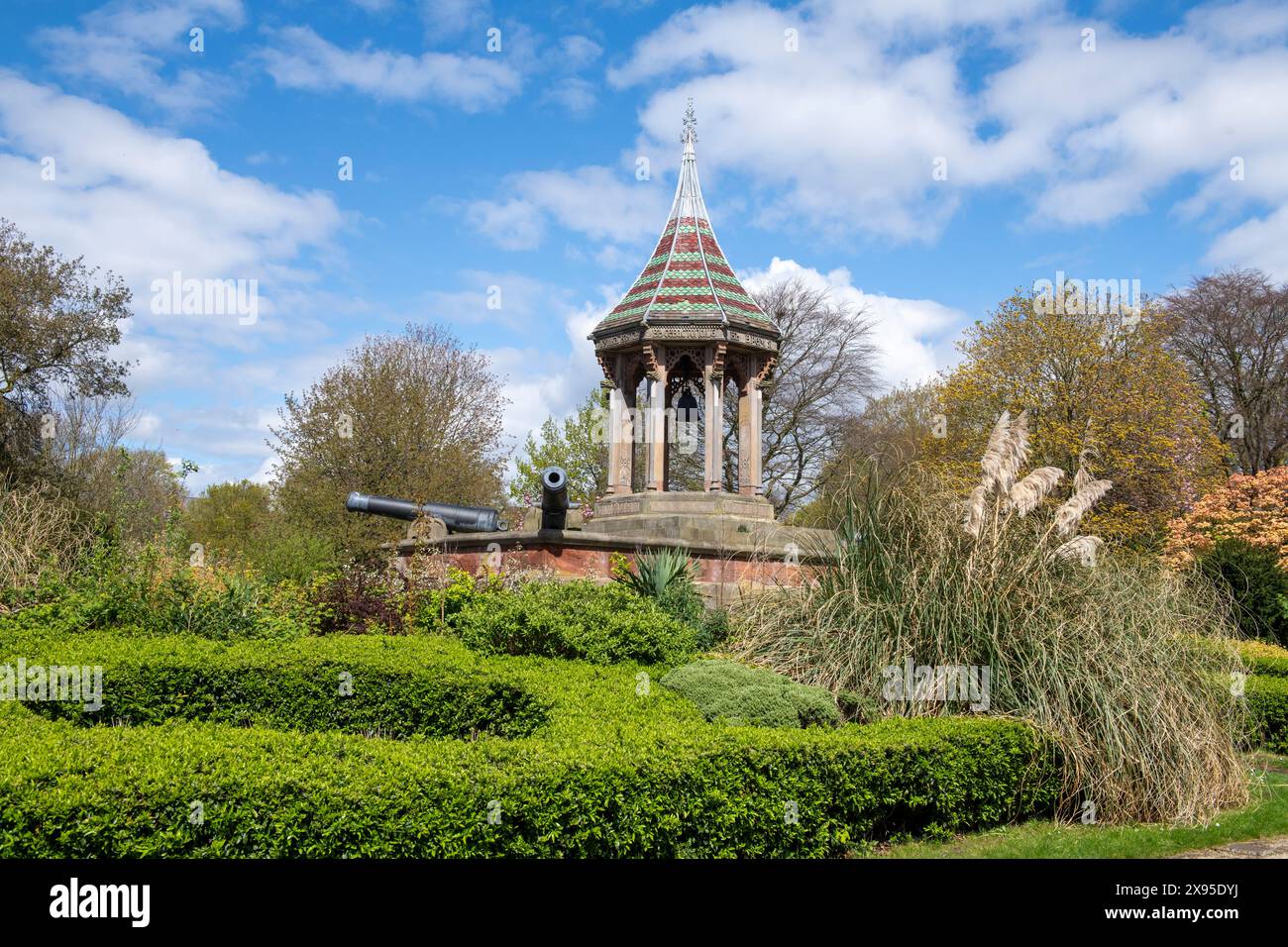 Spring at the Arboretum Park in Nottingham City Centre, Nottinghamshire ...