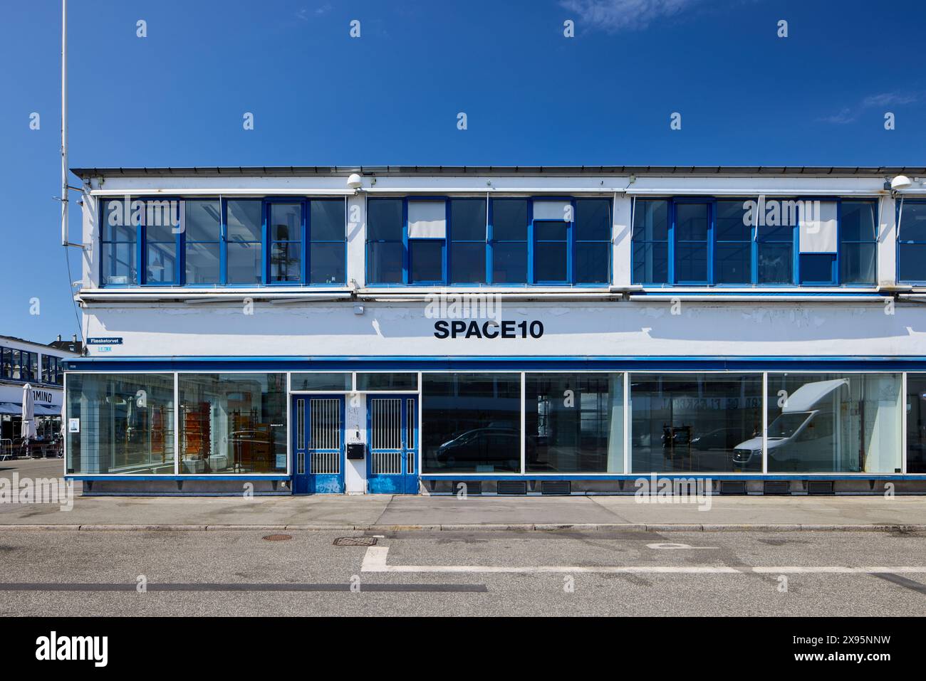 SPACE10, research and design lab in Copenhagens Meatpacking District;  Flæsketorvet, Copenhagen, Denmark Stock Photo - Alamy