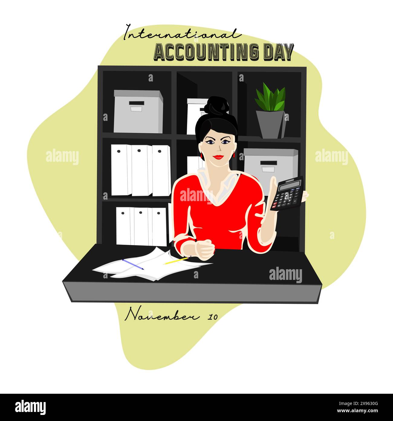 Happy Secretary day banner design template. Administrative professionals day. National chartered