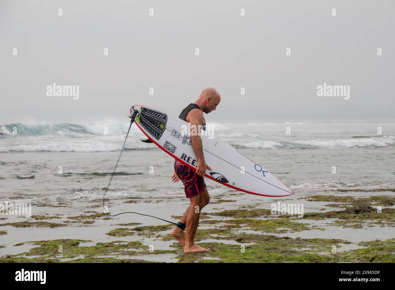 Participants brought surfing to the WSL ''World Surf League'' Krui Pro