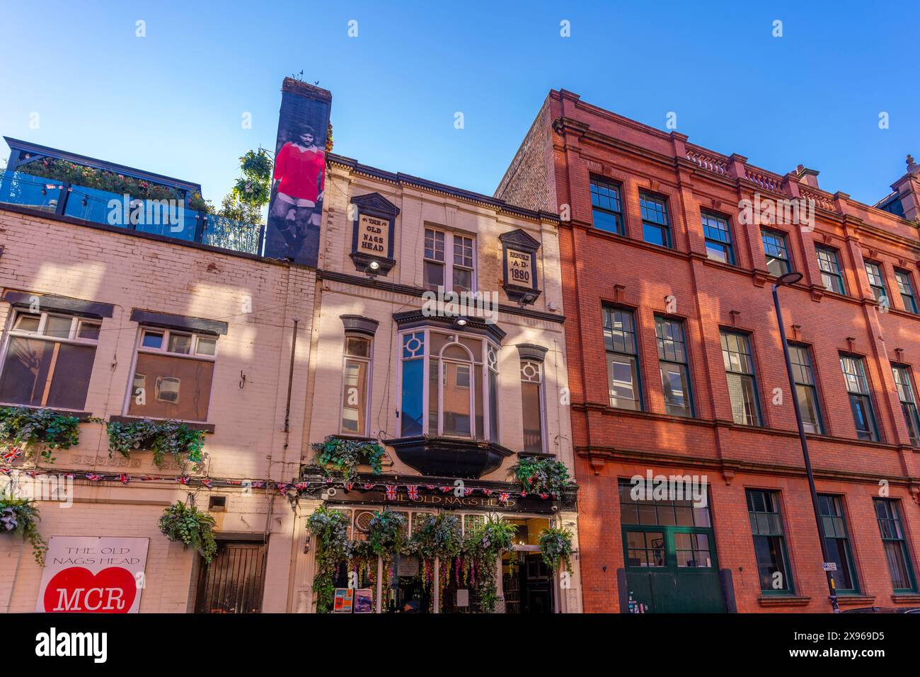 View of the Old Nags Head pub, Manchester, Lancashire, England, United Kingdom, Europe Stock Photo