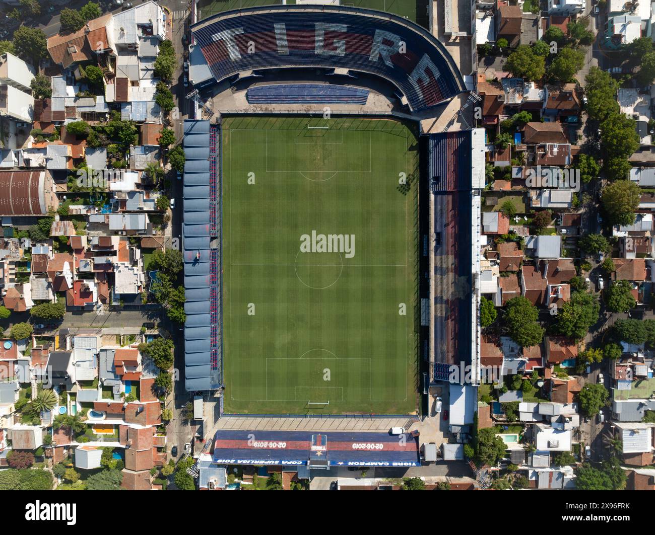 Buenos Aires, Argentina, February 6, 2023: Football stadium Estadio