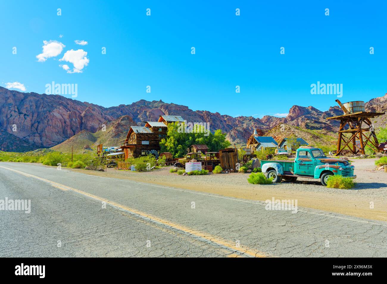 Nelson, Nevada - April 15, 2024: Tourist site known as Nelson Ghost ...