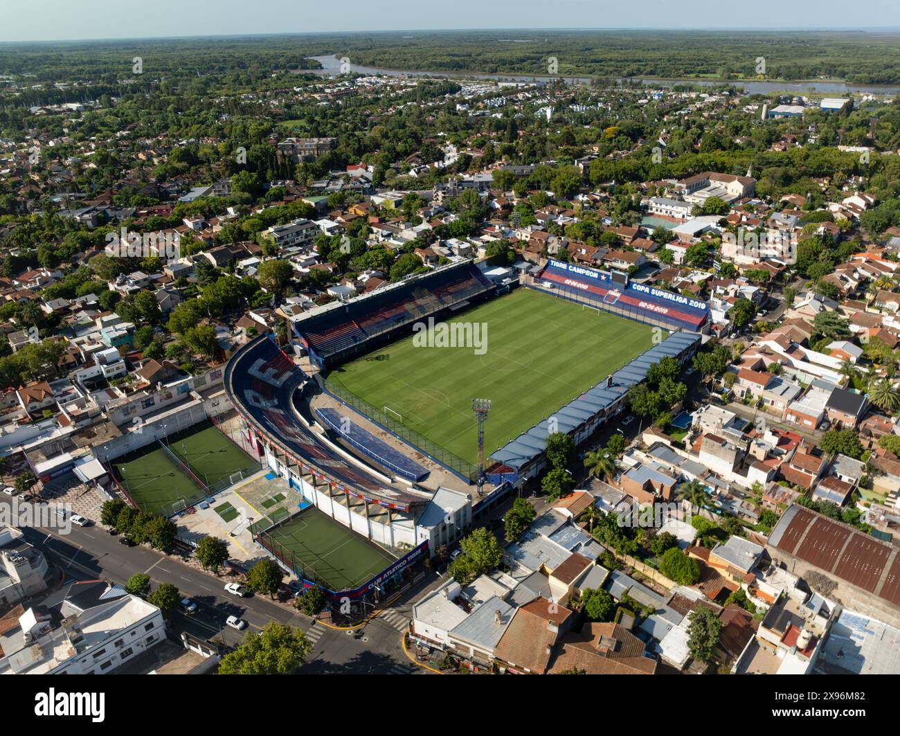 Buenos Aires, Argentina, February 6, 2023: Football stadium Estadio