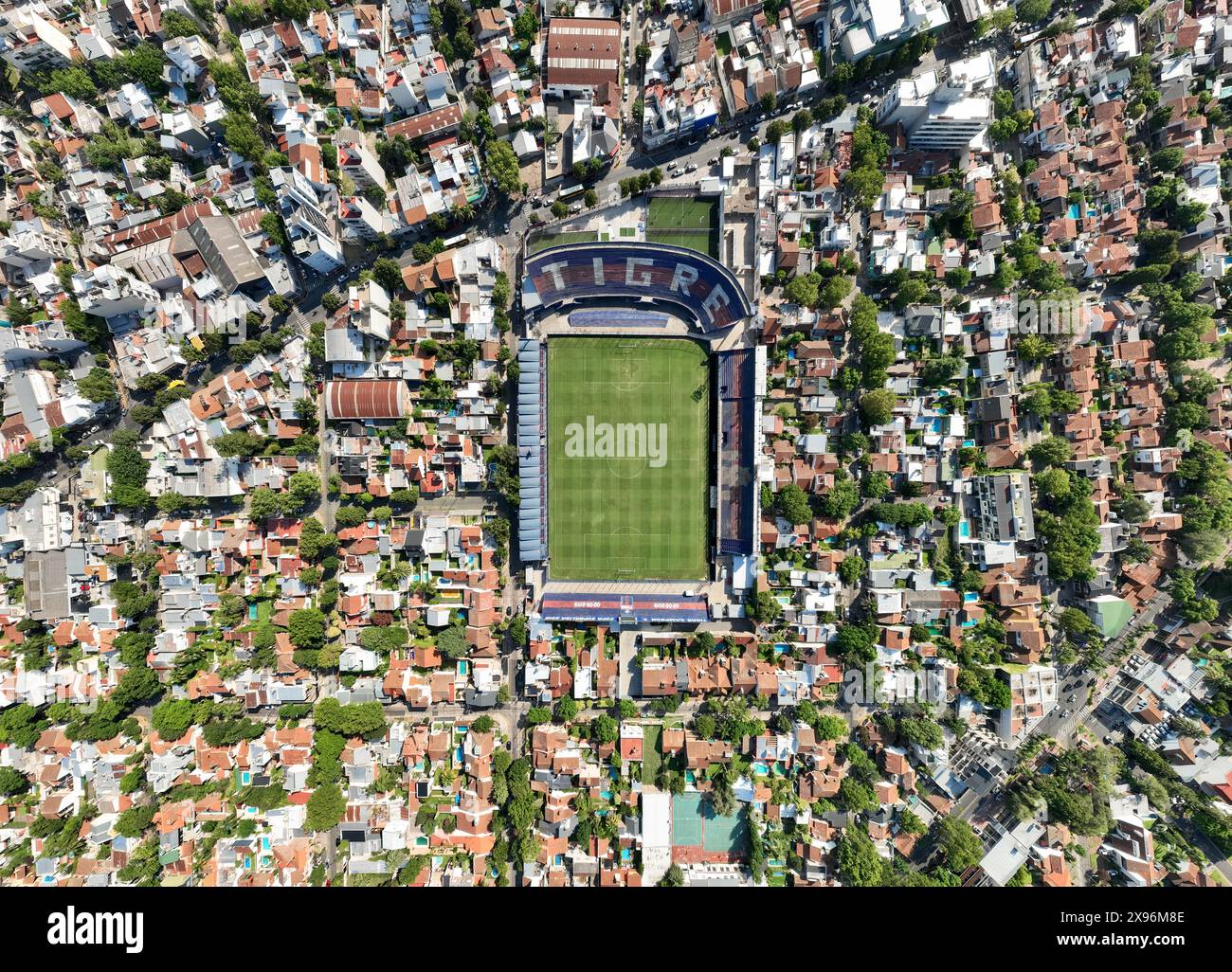 Buenos Aires, Argentina, February 6, 2023: Football stadium Estadio