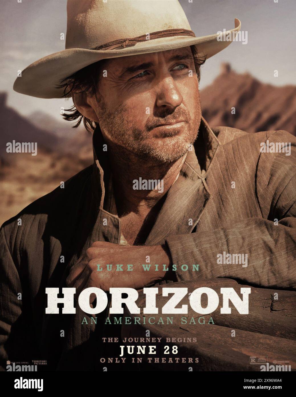 HORIZON: AN AMERICAN SAGA - CHAPTER 1, US character poster, Luke Wilson,  2024. © Warner Bros. /Courtesy Everett Collection Stock Photo - Alamy, image size:1039x1390