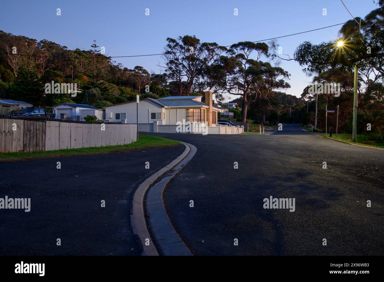 Australia, Tasmania, East Coast, Bicheno, house, Stock Photo