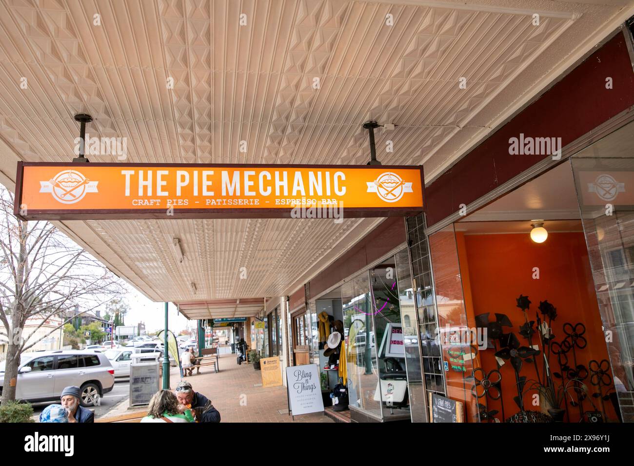 Australian pie shop in Uralla town centre, The Pie Mechanic food outlet