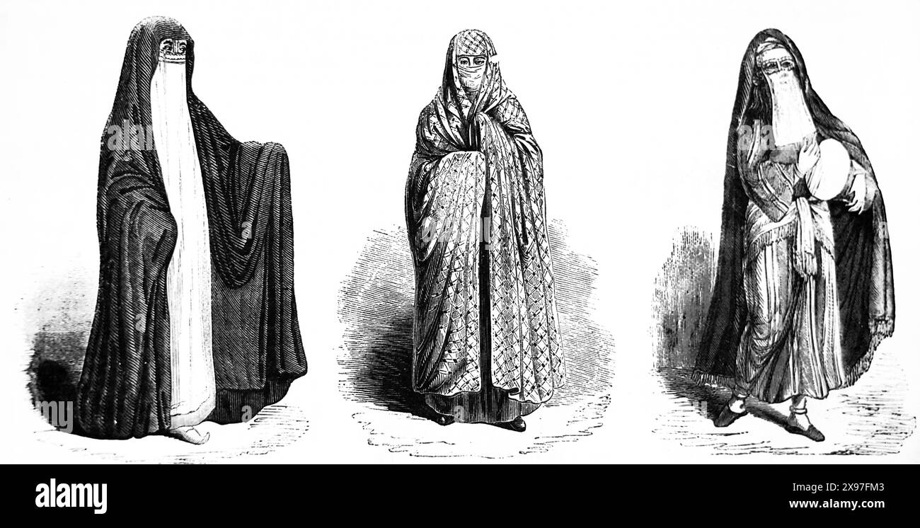 Various Modes of Egyptian Dress Mentioned as A Wimple and Muffler in
