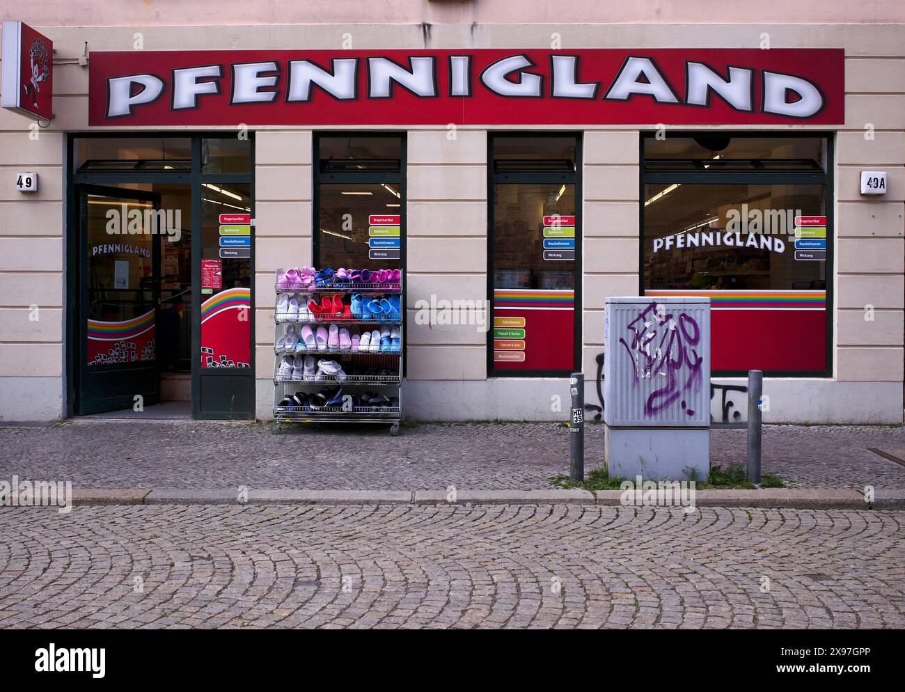 Shop, Retail, Pfennigland, EURO-Shop, Spandau district, Berlin, Germany Stock Photo