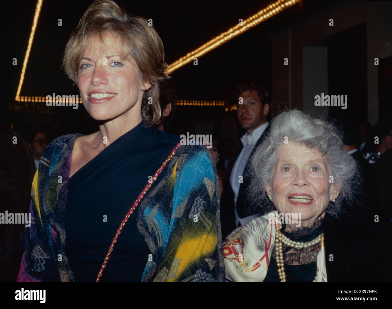 Carly Simon and mother Andrea Heinemann Simon attend the opening night
