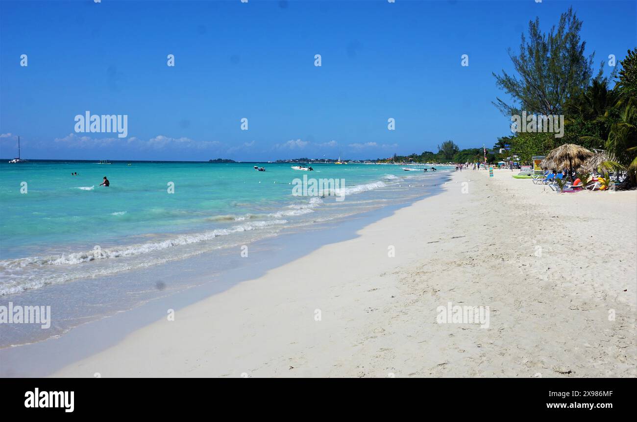 Jamaican Tropical Beach Stock Photo Alamy jamaican-tropical-beach-stock-photo-alamy