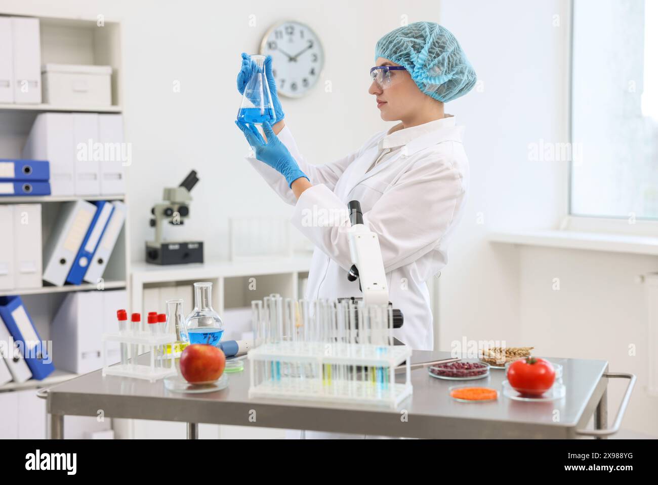 Female inspector kitchen hi-res stock photography and images - Alamy