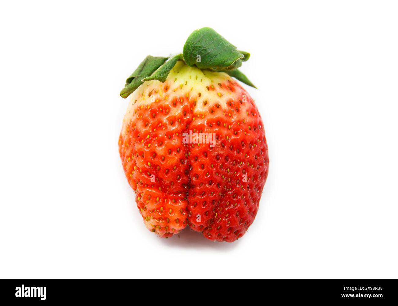 strawberry isolated on white background Stock Photo - Alamy