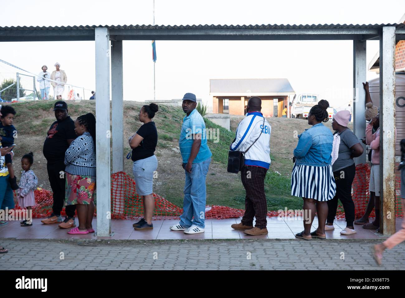 Howick South, uMngeni Municipality, KwaZulu-Natal, South Africa, 20240529. PHOTO: David A. Larsen. South Africa went to the polls on May 29, 2024 for its most hotly contested General Election since its first democratic election in 1994. For the first time in the post-apartheid era, the African National Congress may not achieve a 50% majority. Stock Photo