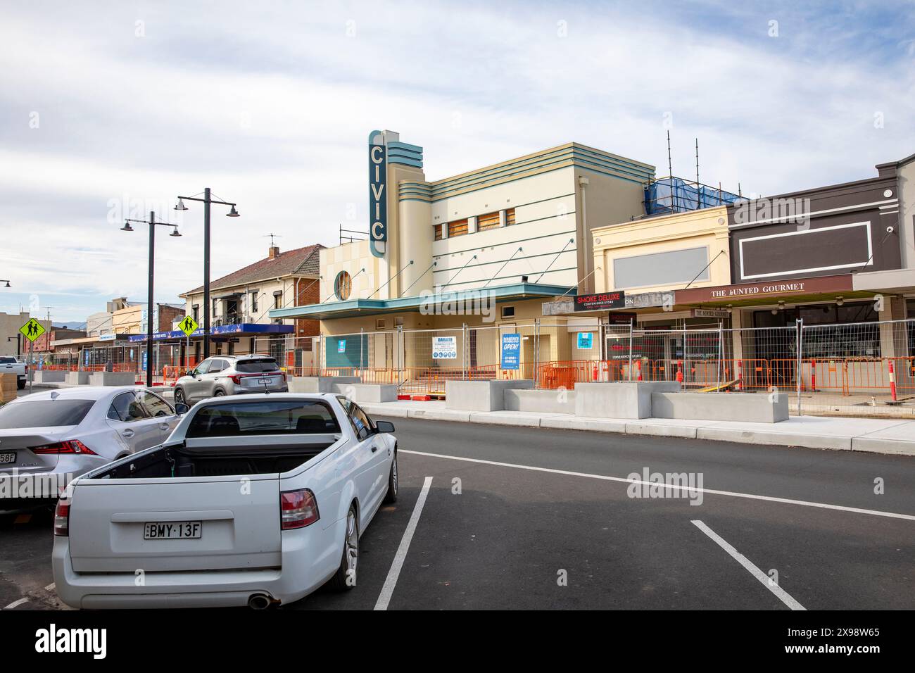 Scone town centre in regional New South Wales, Scone Civic theatre