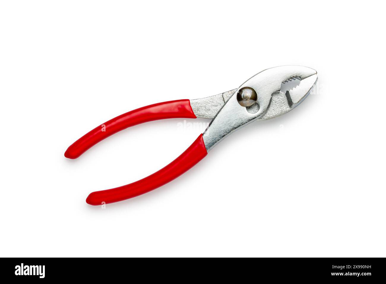 Closed slip joint pliers, titanium, isolated on white background Stock Photo Alamy