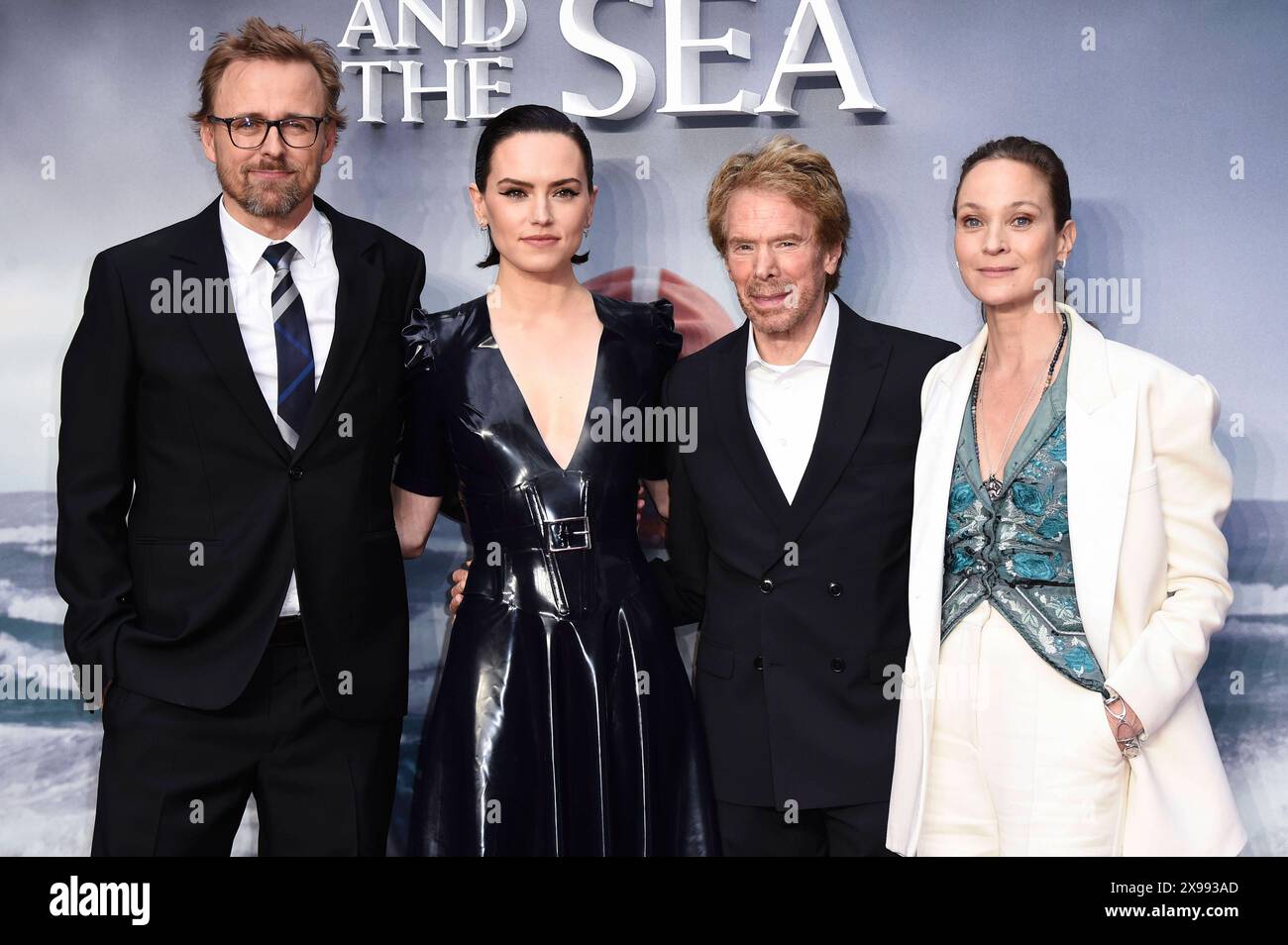 Joachim Ronning, Daisy Ridley, Jerry Bruckheimer und Jeanette Hain bei ...