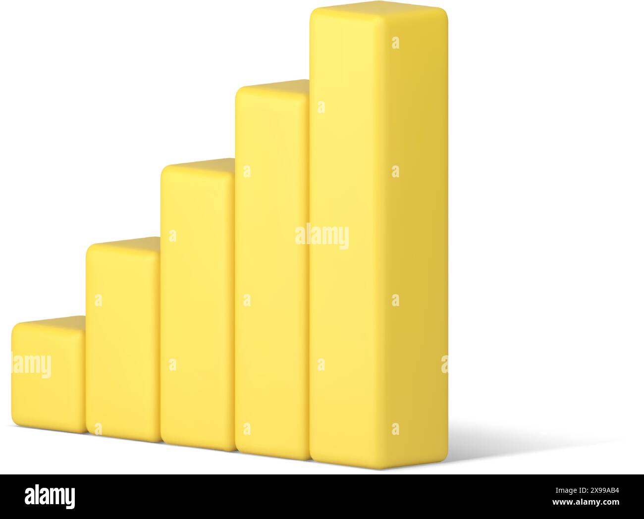Chart column increase bar graph data infographic annual business ...