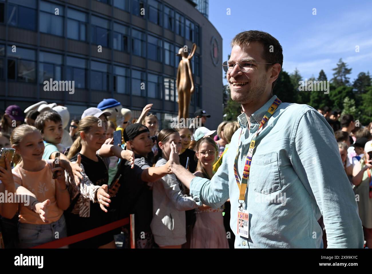 Zlin, Czech Republic. 30th May, 2024. Director of Norway Eirik Saeter Stordahl during the opening of 64th Zlin film festival for children and youths in Zlin, Czech Republic, May 30, 2024. Credit: Dalibor Gluck/CTK Photo/Alamy Live News Stock Photo