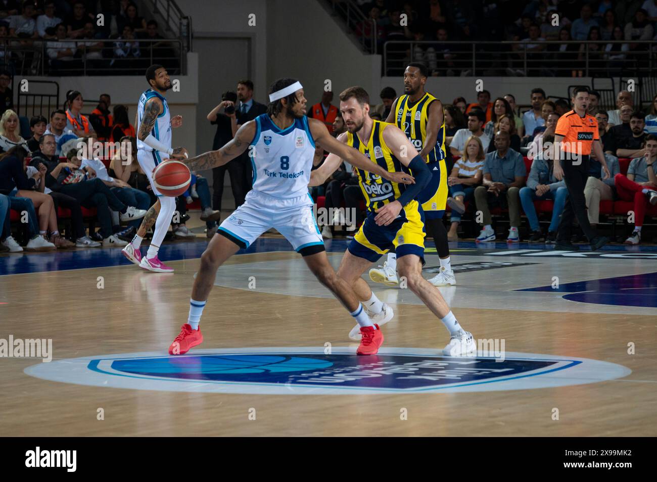 ANKARA / TURKEY, April 15, 2024: Turkish Basketball Super League 2023