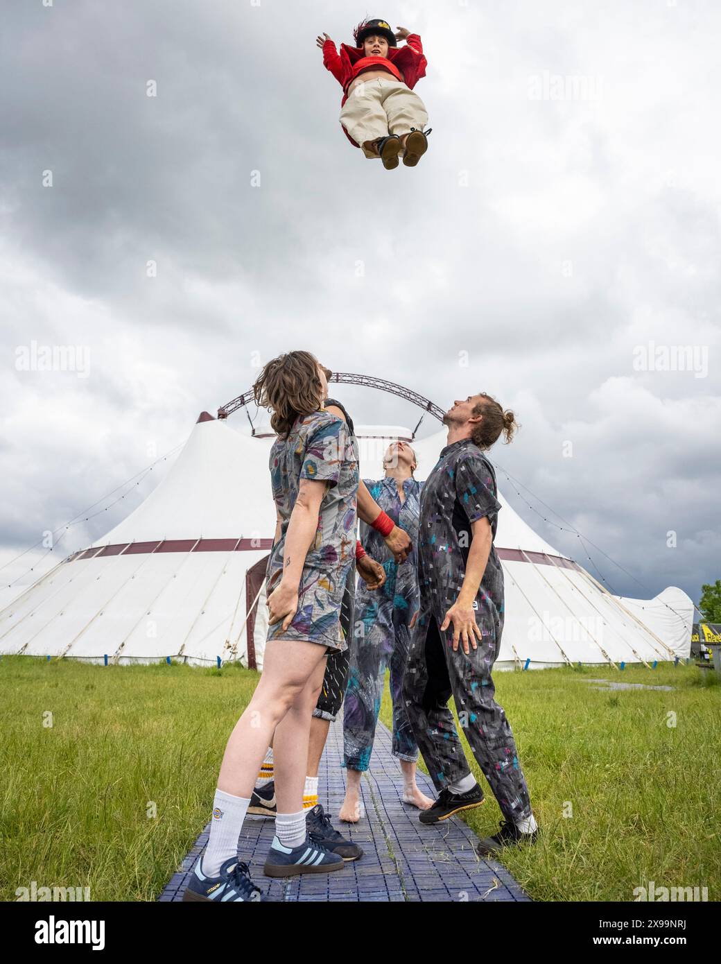 High Risk Acrobats Isle of wight big wheel hi-res stock photography and images - Alamy