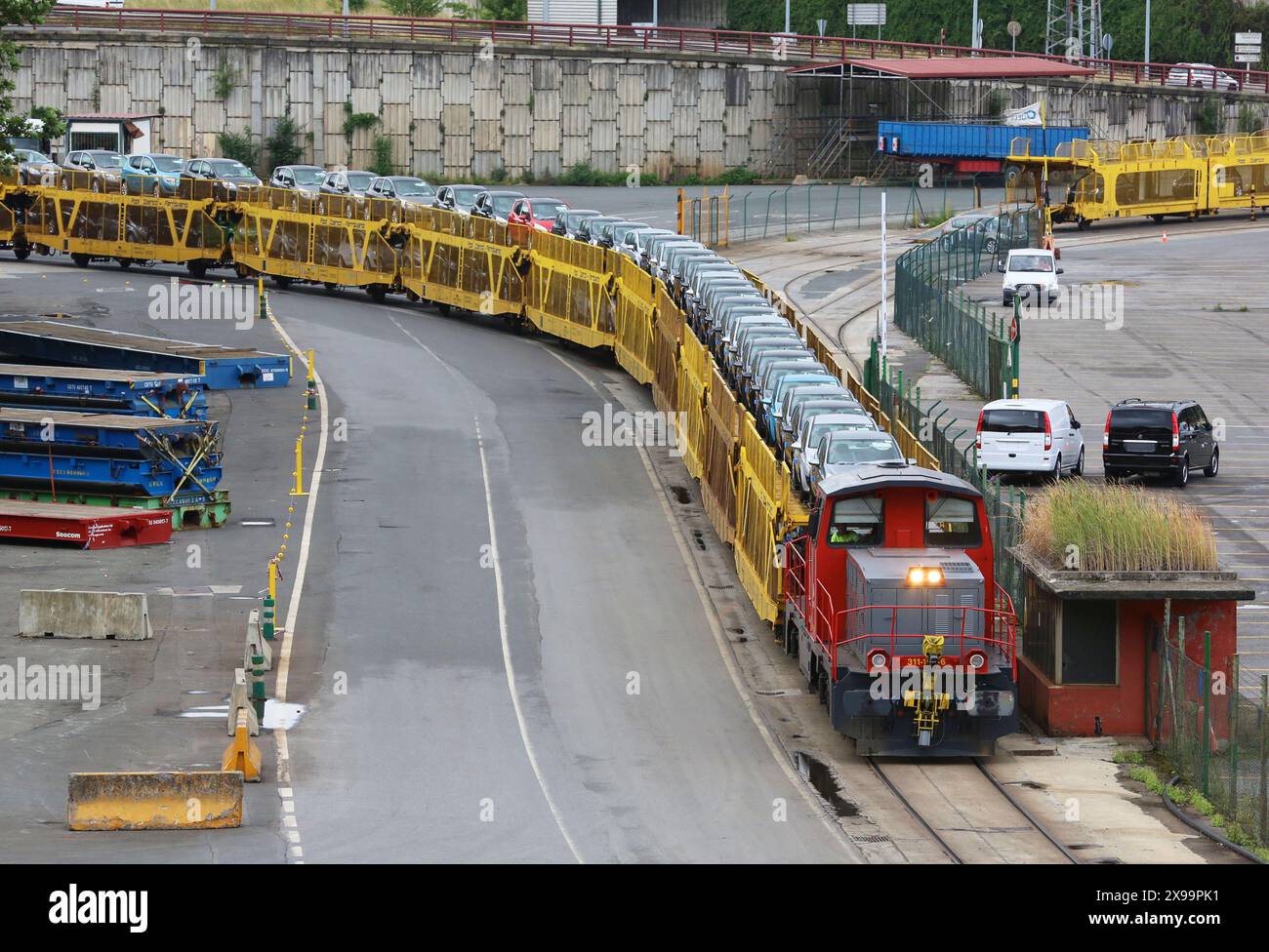 Car Transport by rail, transportation of cars and light commercial ...