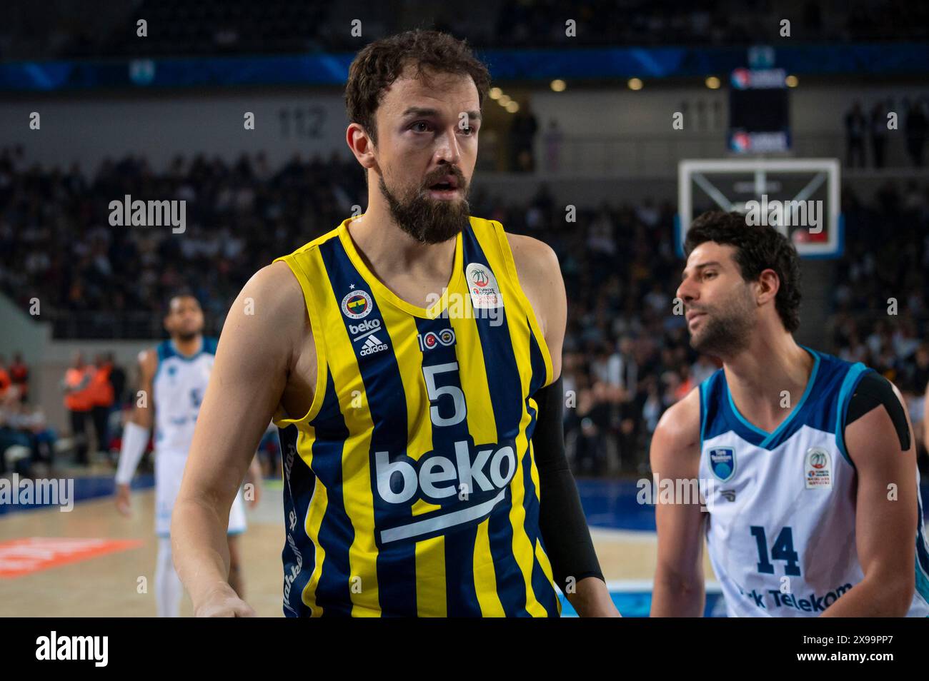 ANKARA / TURKEY, April 15, 2024: Turkish Basketball Super League 2023