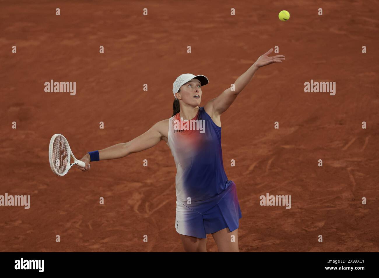 Paris, France, 29/05/2024, Iga Swiatek of Poland during day 4 of the