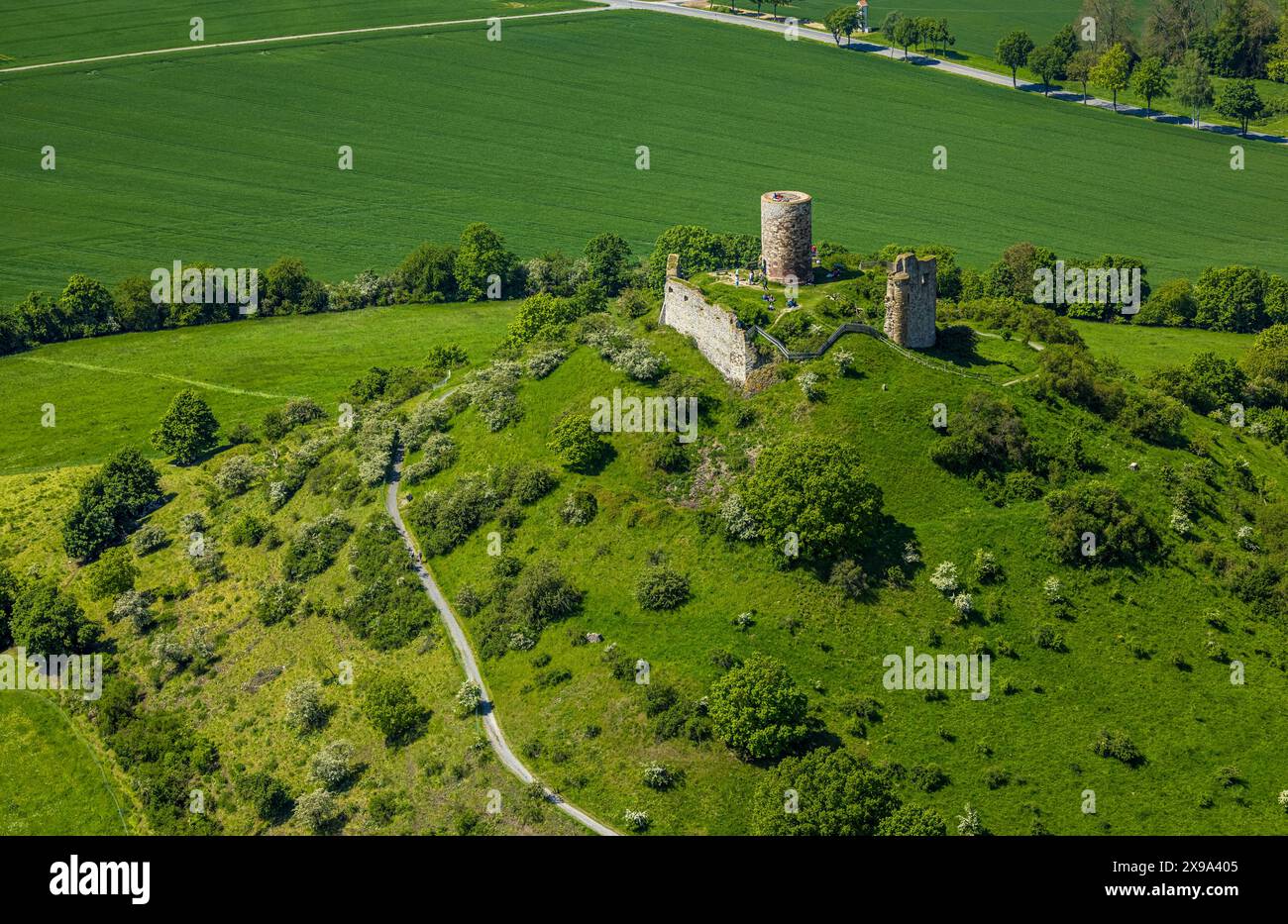 Desenberg Luftbild einer burg hi-res stock photography and images - Alamy