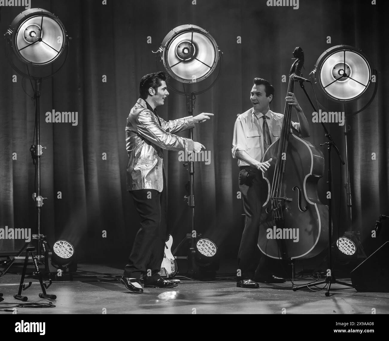 Emilio Santoro and The Creoles at Rhyl Pavilion on 23rd May 2024 Stock Photo