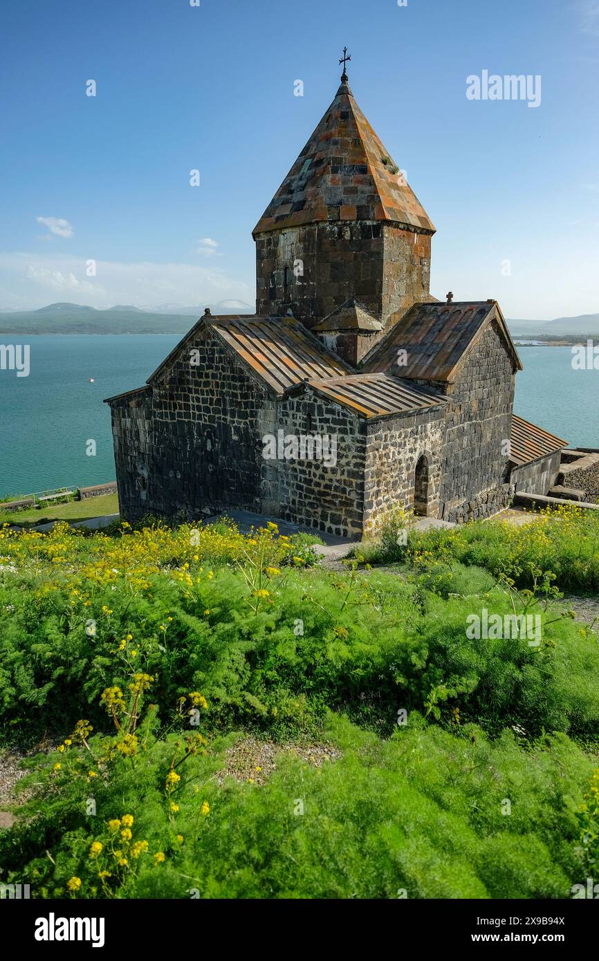 Sevan, Armenia - May 30, 2024: Sevanavank Monastery is a monastic ...