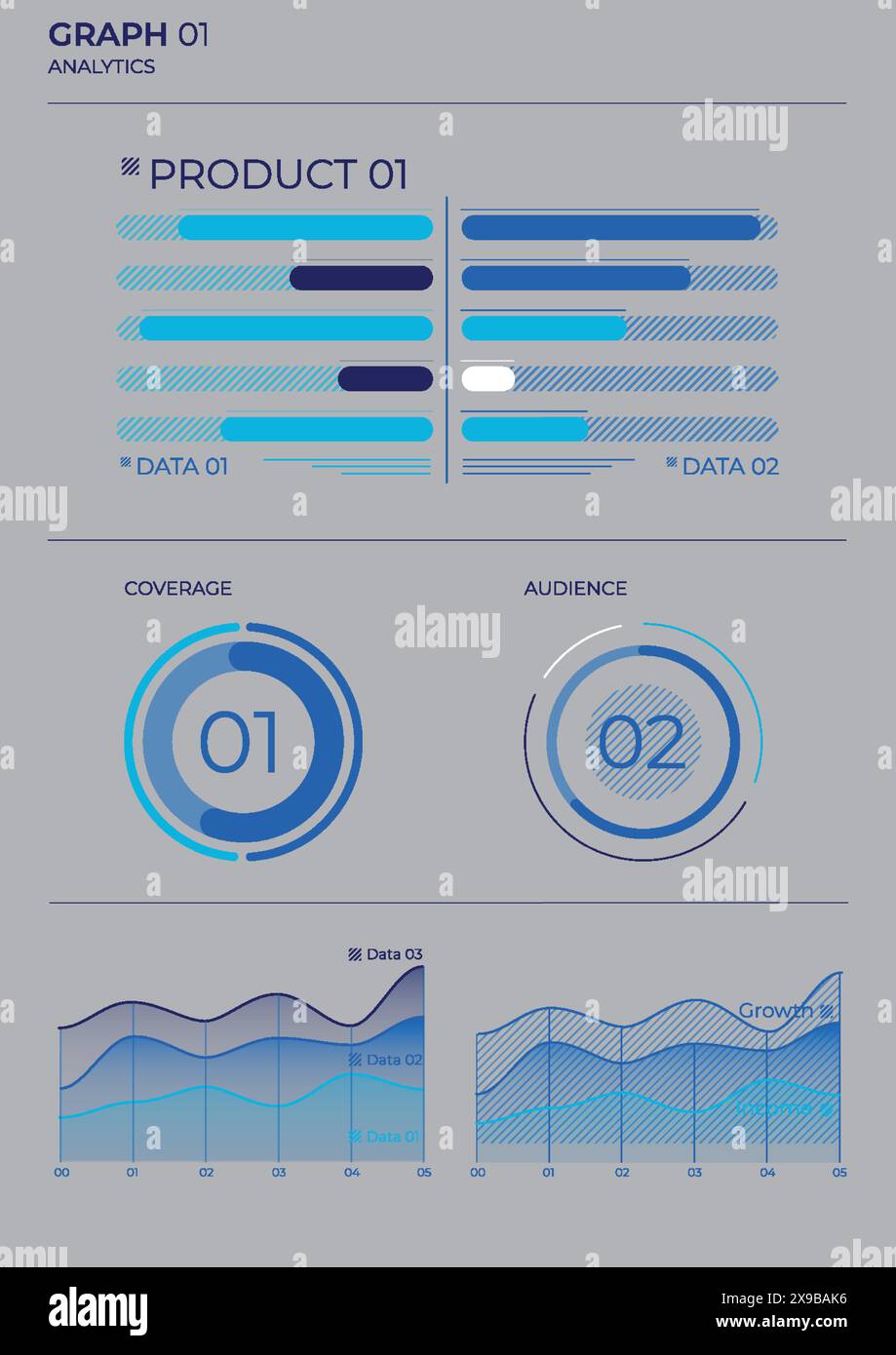 Project business analysis charts in color. Finance Charts Stock Vector ...