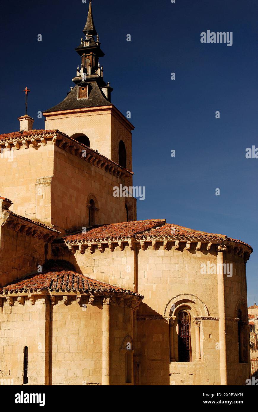 Church of San Martin in Segovia, Spain Stock Photo