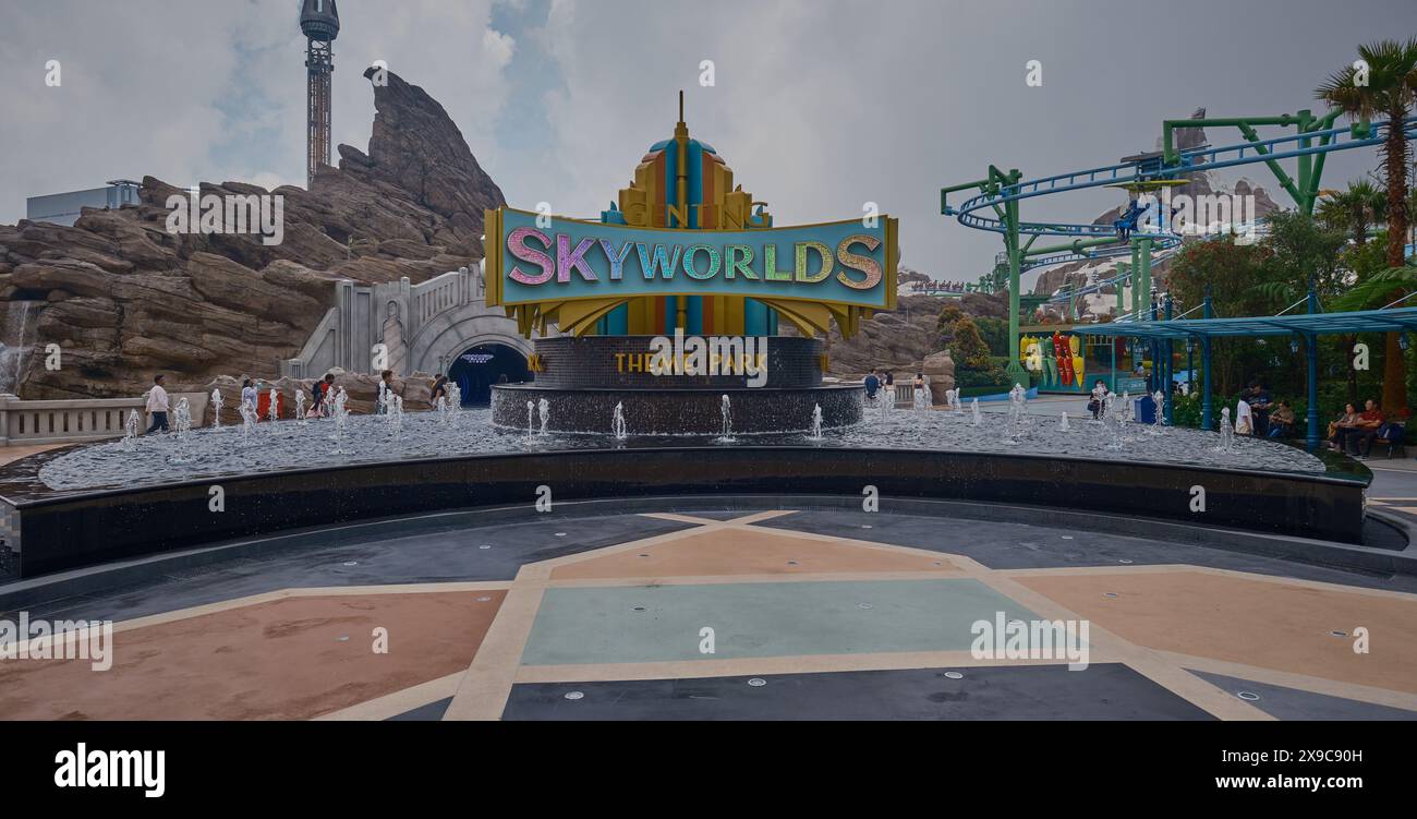 Genting sky worlds outdoor theme park in Genting Highlands, Pahang