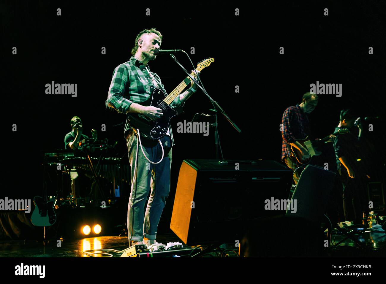 Milan, Italy, 30th May 2024. Midwest emo band American Football perform live at Alcatraz in Milan, Italy. Credits: Maria Laura Arturi/Alamy Live News Stock Photo