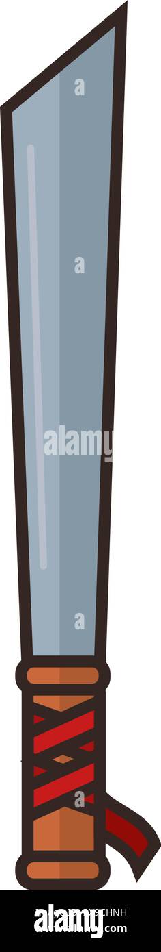 Colored sword medieval weapon icon Vector Stock Vector Image & Art - Alamy