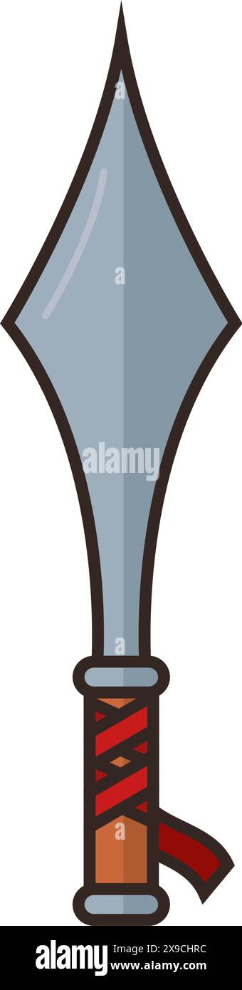 Colored sword medieval weapon icon Vector Stock Vector Image & Art - Alamy