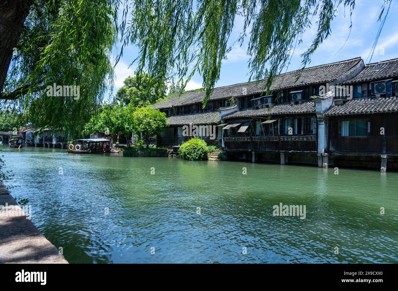 Wuzhen, Hangzhou, China, May 29, 2024: View of Wuzhen Ancient Water ...