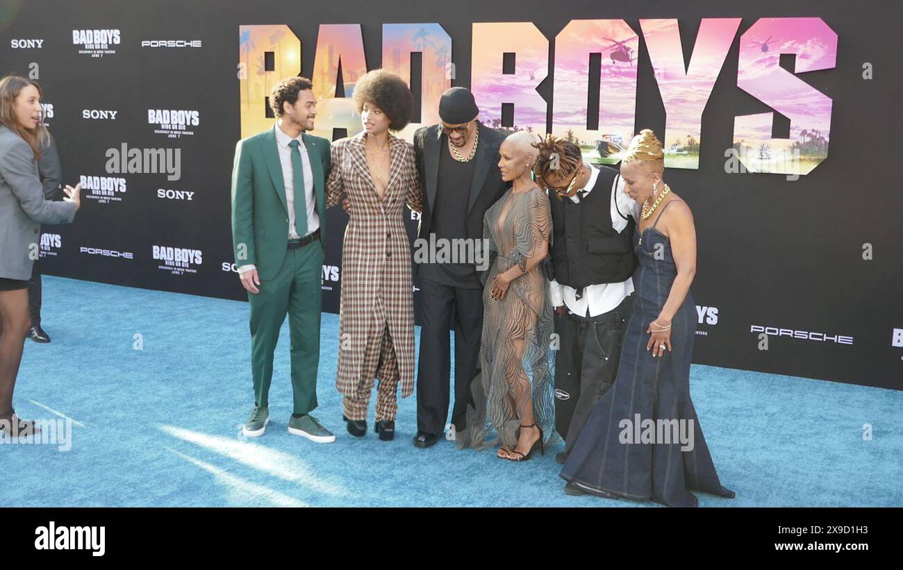 Hollywood, California, USA 30th May 2024 (L-R) Actor Trey Smith, Singer ...