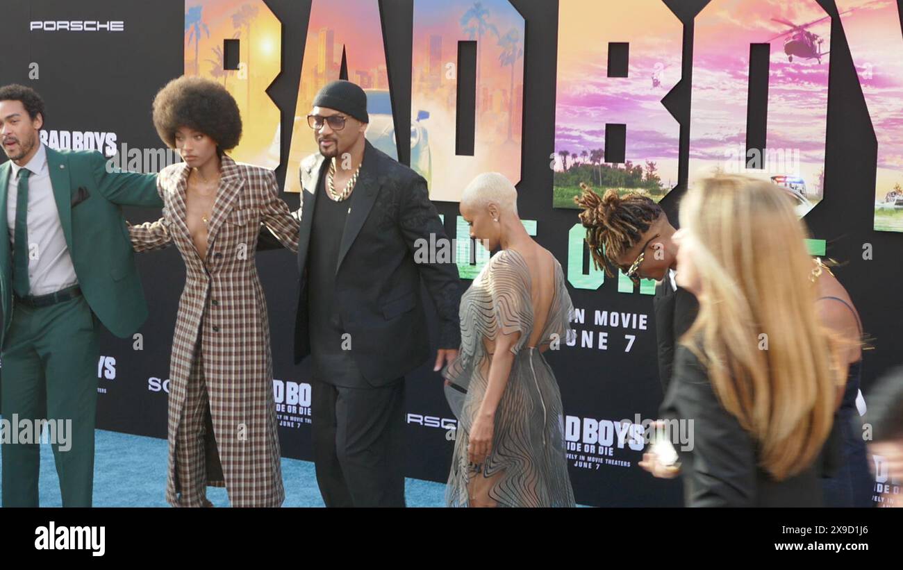 Hollywood, California, USA 30th May 2024 (L-R) Actor Trey Smith, Singer ...