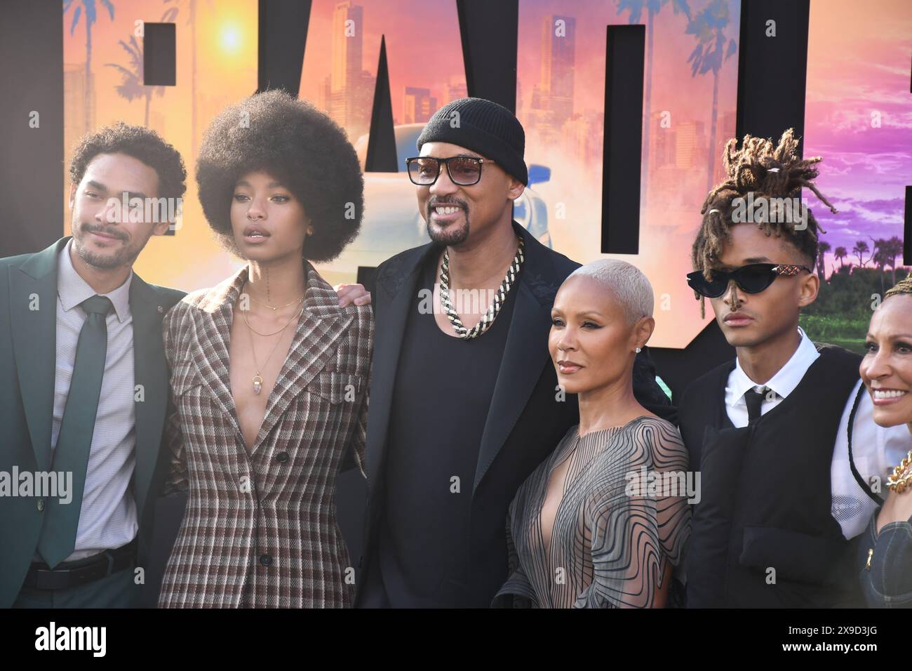 Hollywood, California, USA 30th May 2024 (L-R) Actor Trey Smith, Singer ...