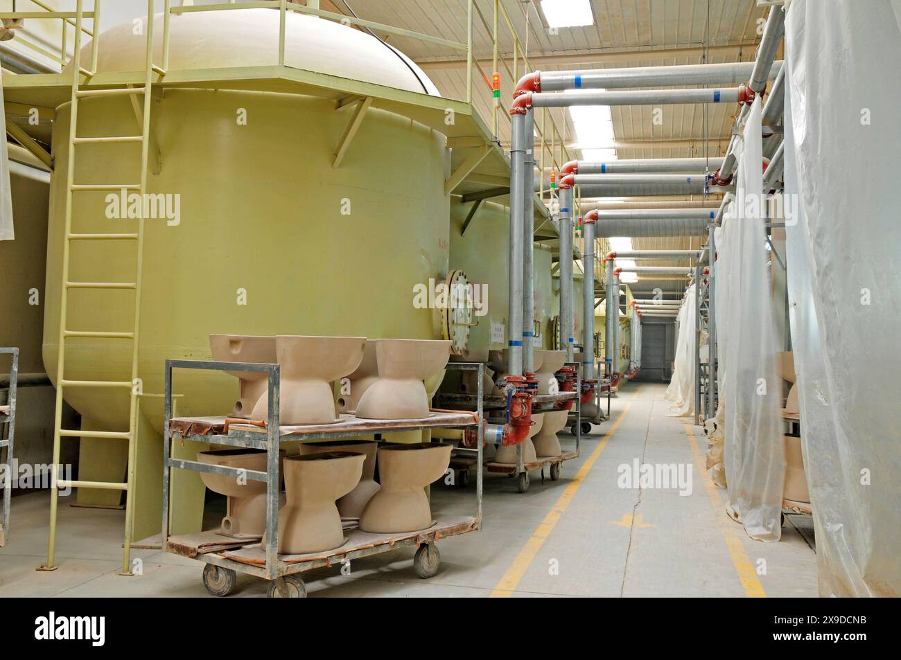 Ceramic factory equipment Stock Photo Alamy
