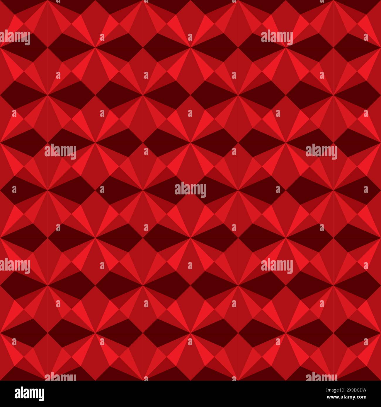 Geometric abstract pattern with red color. tile vector Stock Vector