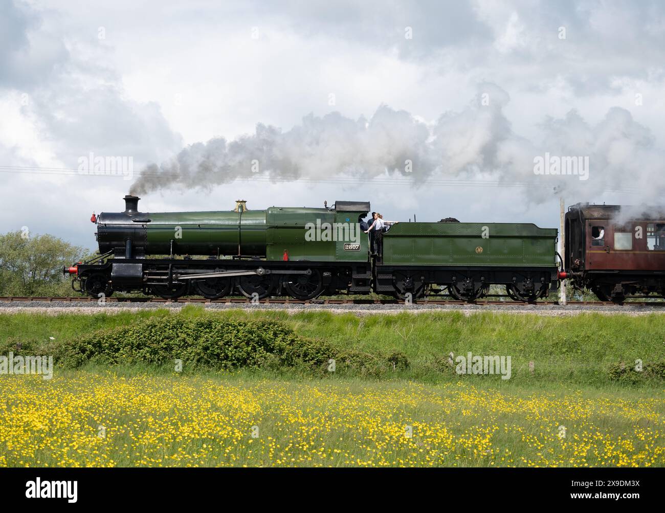 GWR 2800 class No. 2807, GWSR, Gloucestershire, UK Stock Photo - Alamy
